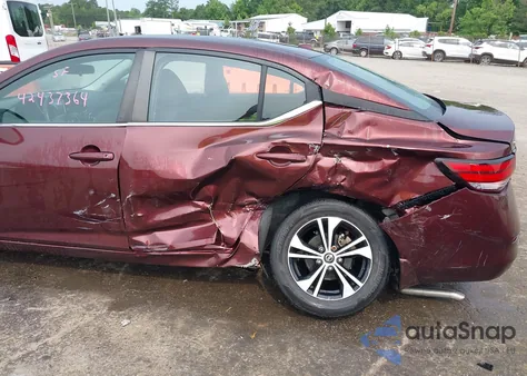 2020 Nissan Sentra Sv Xtronic Cvt из США, поврежденный, VIN 3N1AB8CVXLY242733